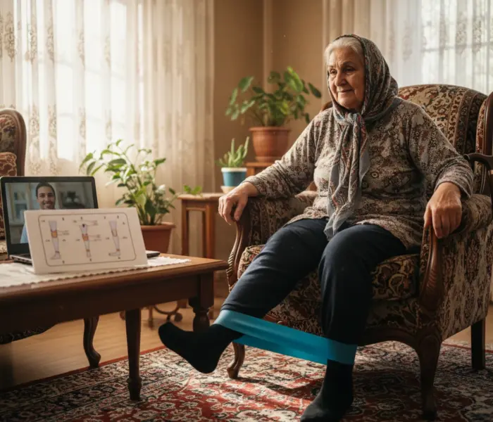 بهترین تمرینات خانگی برای آرتروز زانو در سالمندان